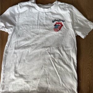 Gap Rolling Stones White T-Shirt. Age 6
